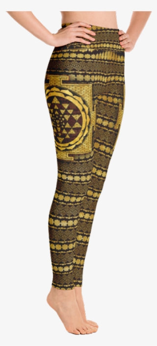 Sri Yantra Mandala Leggings Right Side #5001752