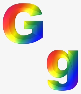 Letter, G, 3d, Abc, Alphabet, Rainbow, Gradient, Bright - 3d Letters I Alphabet Png #5003932
