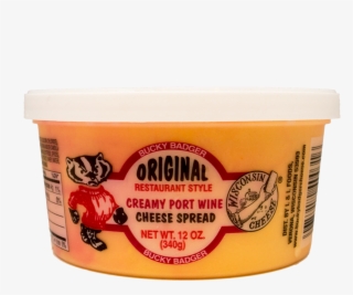 Bucky Badger Port Wine Restaurant Style Cheese Spread - Badger Horseradish Cheese Dip #5005885