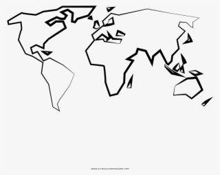 Mapamundis Políticos Para Imprimir - Mappa Del Mondo Disegno #5006293