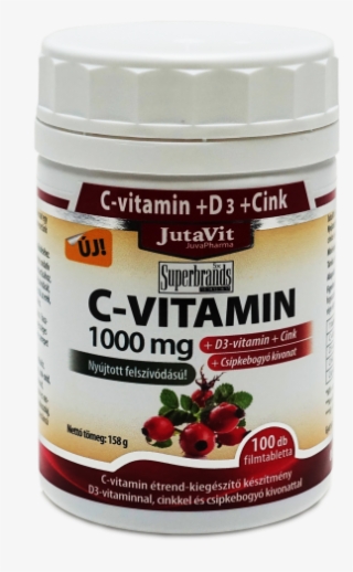Jutavit C-vitamin 1000 Mg Csipkebogyó D3 Cink Retard - 1000mg Jutavit C #5006493