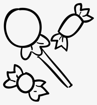 Png File Svg - Halloween Candy Clipart Black And White #5008422