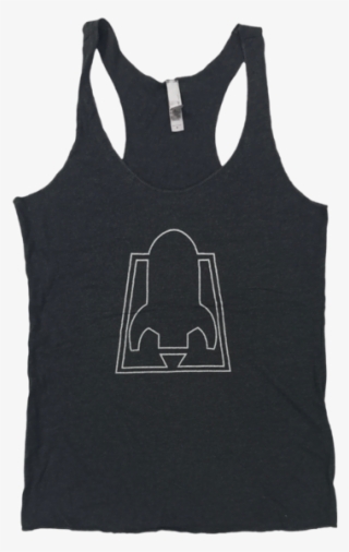 Rftc Ladies 'rocket Logo' Dark Heather Tank - Active Tank #5008692