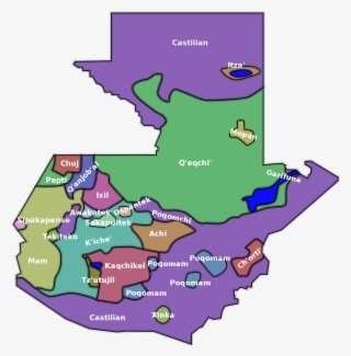 Mapa Lingüístico De Guatemala #5010615