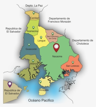 #espaciohonduras Mapas Por Departamento De La República - Departamento De Valle Honduras #5013246