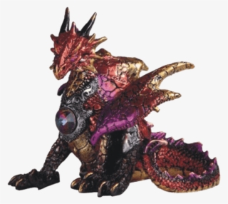 Red Gem Dragon Statue #5013533