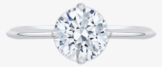 Carizza 18k White Gold Carizza Semi Mount Engagement #5014081