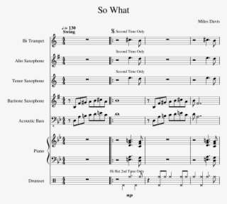 Uploaded On Feb 27, - So What Miles Davis Sheet Tenor #5016482
