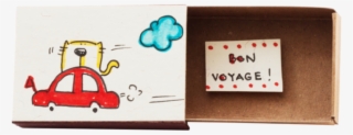 Encouragement Card "bon Voyage" Matchbox - Matchbox #5017405