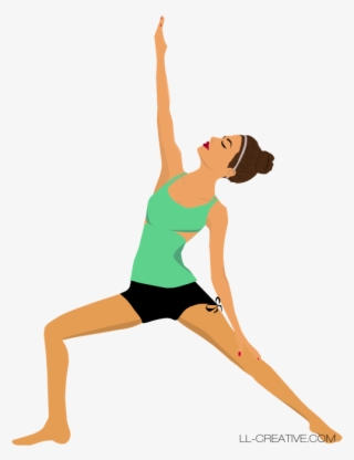 Png For Free Download On Mbtskoudsalg - Yoga Girl Illustration #5017937