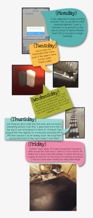 We Got So Much Done On Monday, Thursday, And Friday - Brochure #5018482