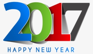 2017 Png Text Graphic Library Library - New Year #5018587