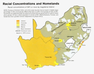 South Africa Racial Demographics Map 1979 - Demographic Map Of South Africa #5019306