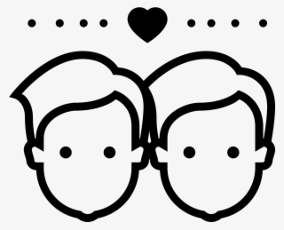 Gay Marriage Icon - Man Line Icon Png #5019467