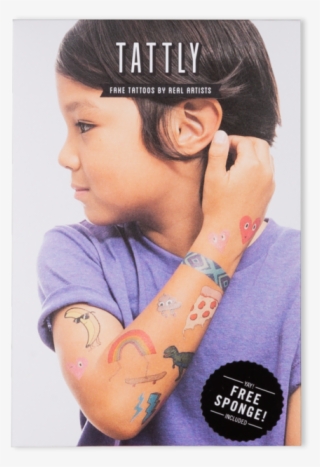 Kids Mix Three - Tattly Temporary Tattoos Kids Mix, 1 Ounce #5019469