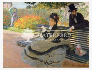 Camille Monet On A Garden Bench #5020280