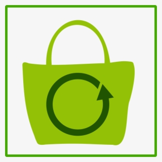 Eco Bag Vector Clipart Green Clip Art - Green Bag Icon - Free ...