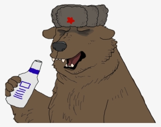 Russian Bear Png - Russian Bear With Ushanka #5021387