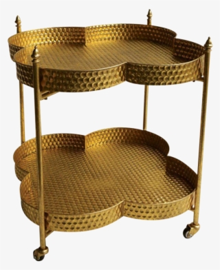 This Stylish Gold Metal Clover Shaped Bar Cart Will - Cleo Clover Bar Cart - Gold - Creative Co-op #5022242 This Stylish Gold Metal Clover Shaped Bar Cart Will - Cleo Clover Bar Cart - Gold - Creative Co-op #5022242