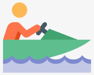 Speed Boat Icon - Kitesurfing #5022717