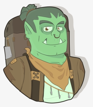 Animated Green Character Half Pathfinder - Drawing #5024532