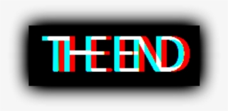 Stickers Png Tumblr 3d Theend Inscription Text Надпись - Parallel #5027089