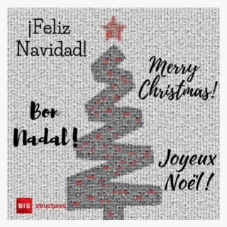 Merry Christmas - Moderne Unschärfe-baum-frohe Weihnacht-gruß-karte Karte #5028682