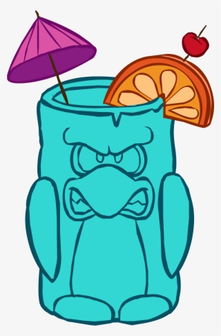 Blue Tropical Cup Icon #5029148