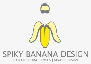 Spiky Banana Design Logo With Text Format=1500w #5029544