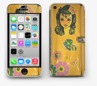 Vintage Girl - Skech Slim Cover For Iphone 5c - Clear #5032434