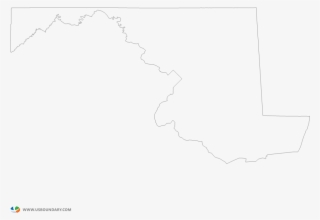 Maryland Outline Map - Diagram #5034822