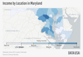 Income By Location In Maryland #5035470