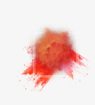 Color Powder Dust Explosion Png Image Free Download - Orange Powder Effect Png #5037572