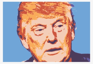 Love Him, Hate Him, Vote For Him - Donald Trump Portrait Picture On Stretched Canvas Wall #5038214