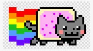 Nyan Cat Pixel Art Clipart Nyan Cat Pixel Art Cross-stitch - Нян Кэт Пиксель Арт #5039130