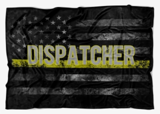 Dispatcher Grunge Flag Fleece Blanket - Blanket #5042509