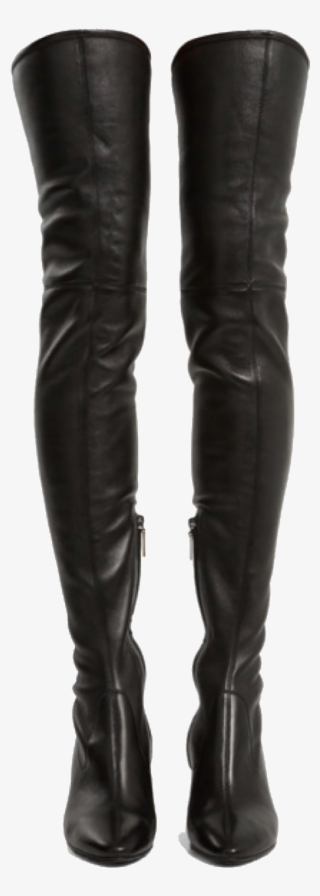 Black Boots Polyvore Moodboard Filler Iris West, Nier - Saint Laurent Loulou Over-the-knee Leather Boots #5043796