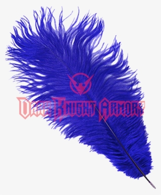 Regal Blue Ostrich Feather Plume - Feather #5044178