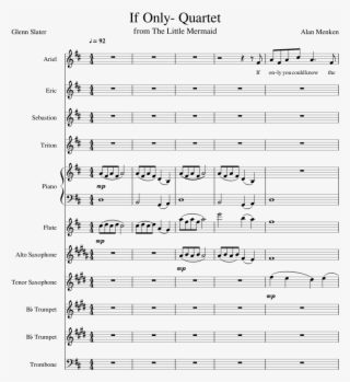 If Only Tlm Sheet Music For Piano, Flute, Voice, Alto - If Only (quartet) #5044251