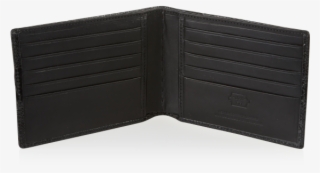 Billfold Wallet Ostrich Shin Black - Wallet #5044701