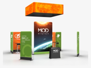 20 X 20 Waveline Media - 20 X 20 Island Trade Show Booth Ideas #5045446