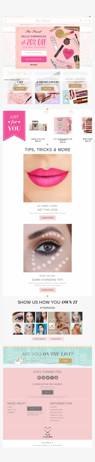 Too Faced Cosmetics Competitors, Revenue And Employees - Eye Liner #5046880