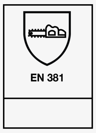 Protection Against Hand-held Chainsaws - 381 7 #5047630