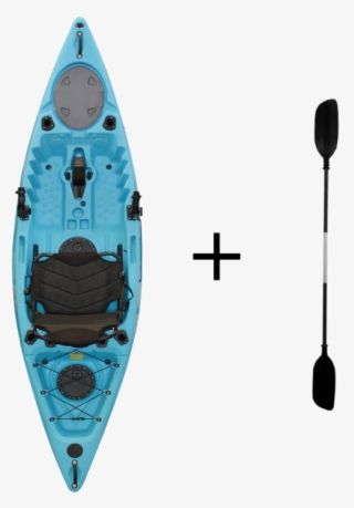 Single Person Rotomolded Pedal Kayak Set - Sea Kayak #5049509