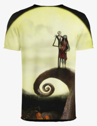 Movie Jack Skellington 3d T-shirt - Nightmare Before Christmas Jack Skellington And Sally #5049713
