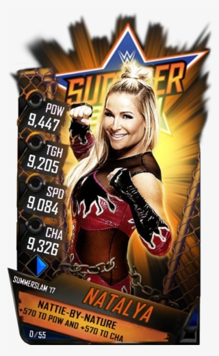 Natalya S3 15 Summerslam17 - Wwe Supercard Summerslam 17 Cards #5050680