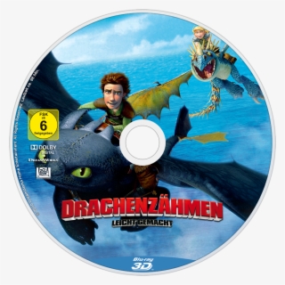 How To Train Your Dragon 3d Disc Image - Train Your Dragon Label #5050802