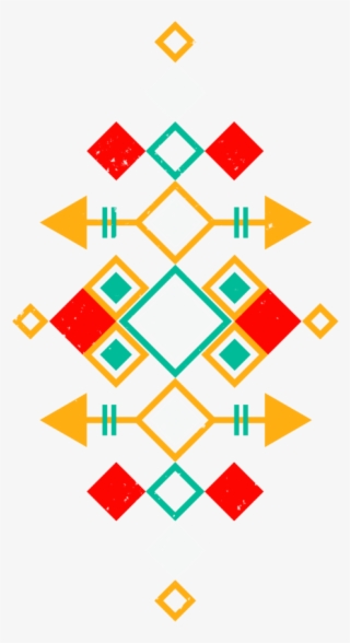 Mexican Aztec Women's Printed Kurti - Diagram #5050805