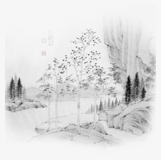 Svg Royalty Free Stock Ink Wash Painting Shulin District - Chinese Painting #5050806