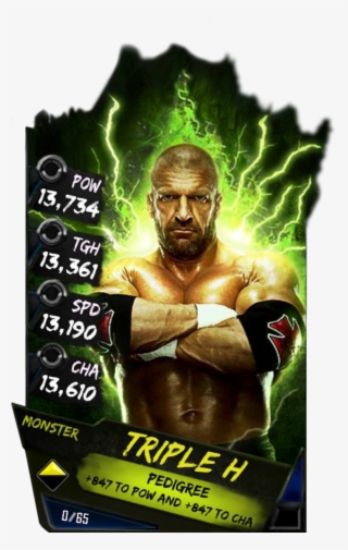 Supercard Tripleh Wrestlemania Fusion 8448 Supercard - Wwe Supercard Monster Cards #5050920